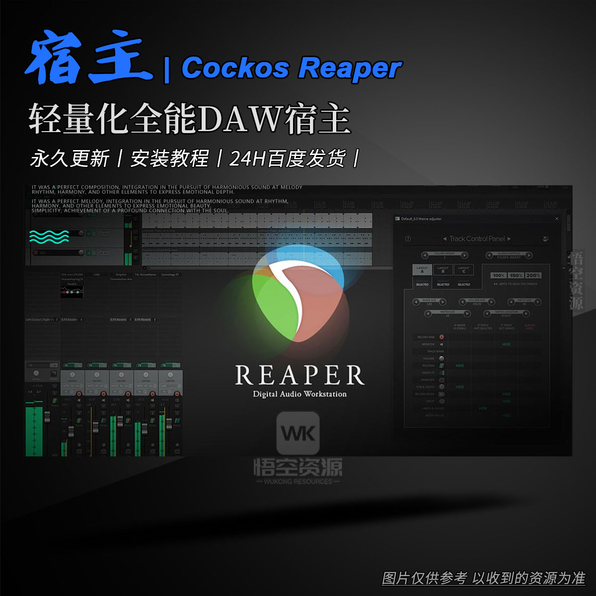 宿主丨Cockos REAPER （轻量化全能DAW）（Win+Mac）（永久更新）