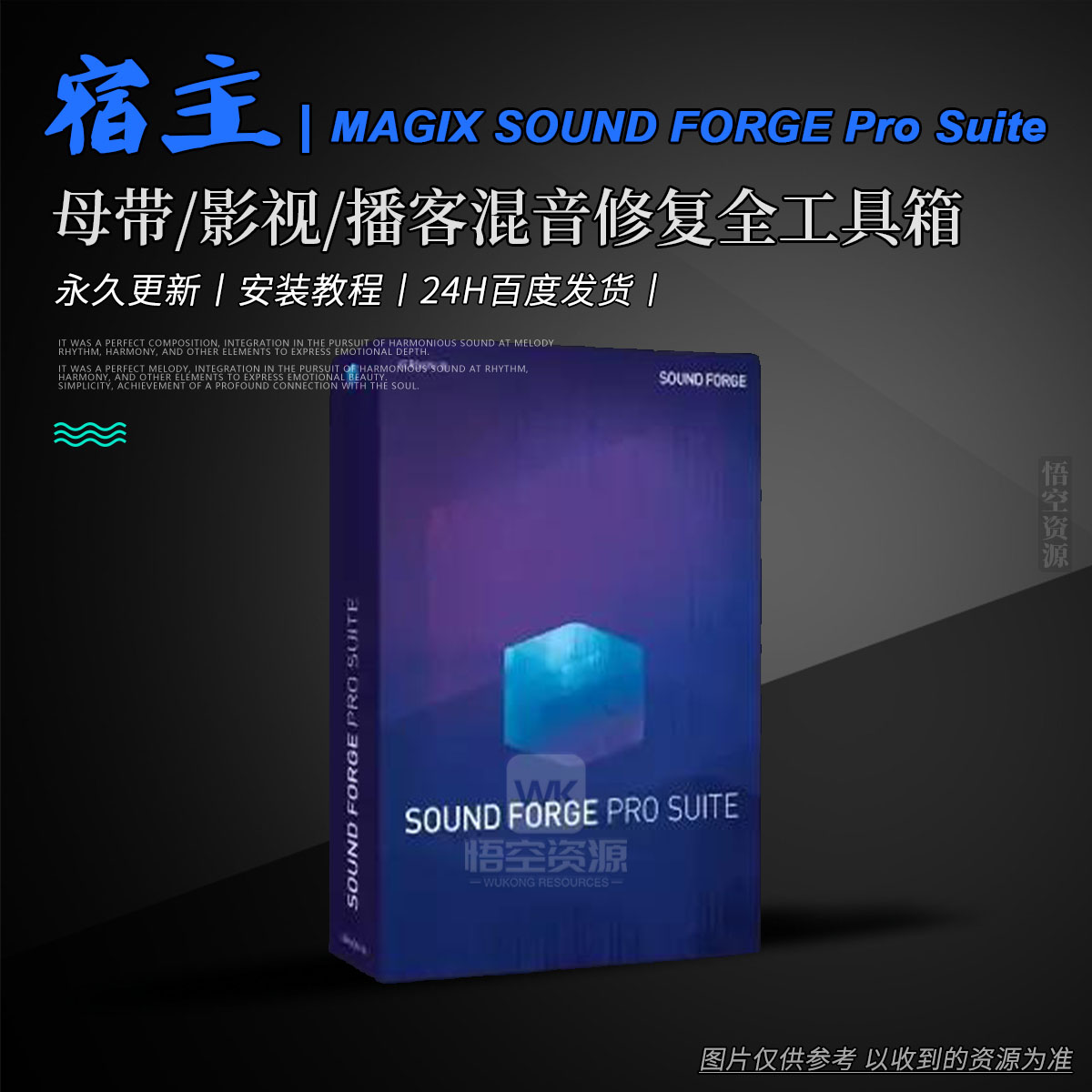 宿主丨MAGIX SOUND FORGE Pro Suite 18.0.0.21 (x64) Multilingual（母带/影视/播客混音修复全工具箱）（Win）（永久更新）