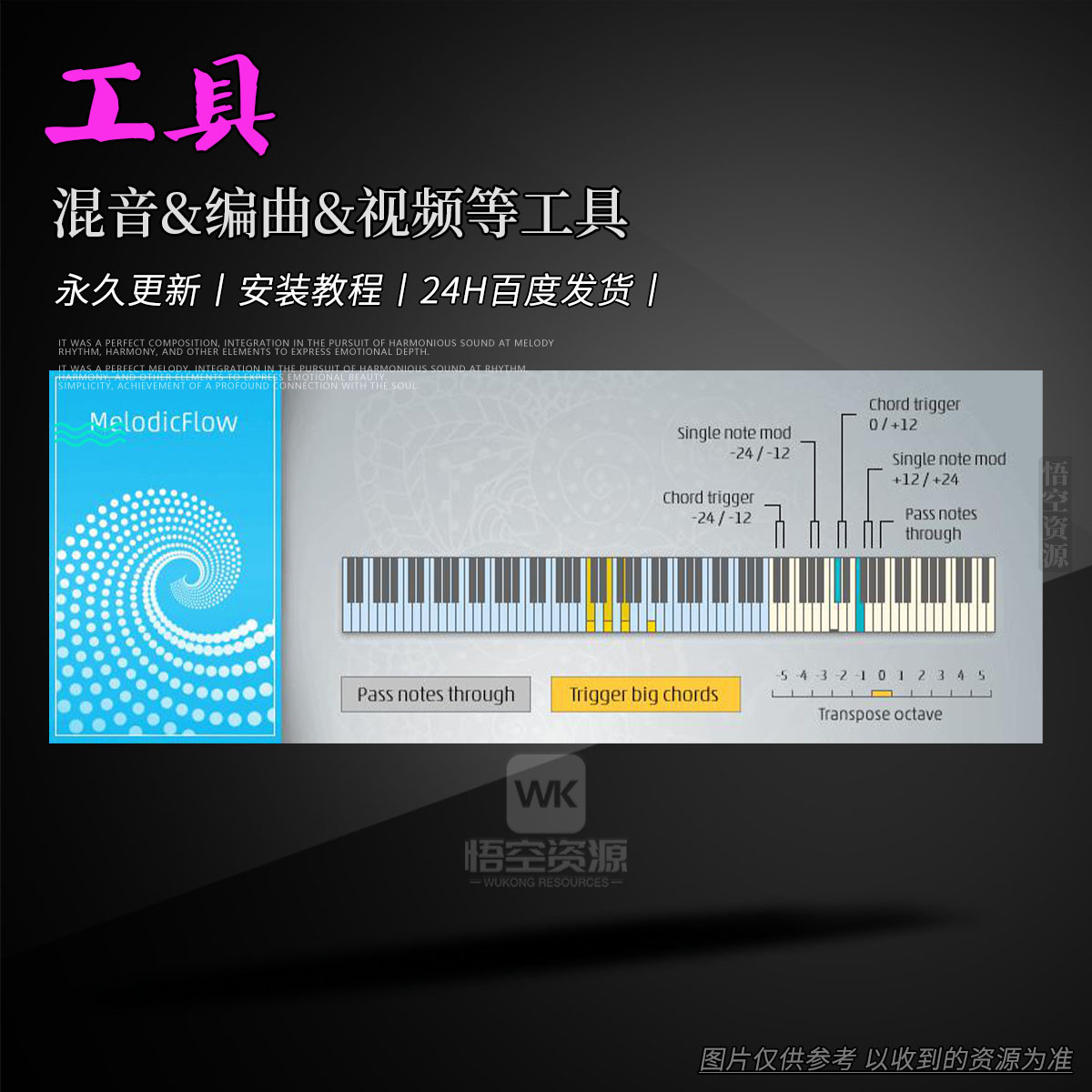 工具丨FeelYourSound Melodic Flow（W+M）（永久更新）（旋律生成辅助）