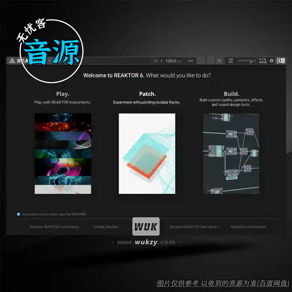 音源丨Native Instruments Reaktor v6.5.0（模块化合成器平台）（W+M+25套扩展）