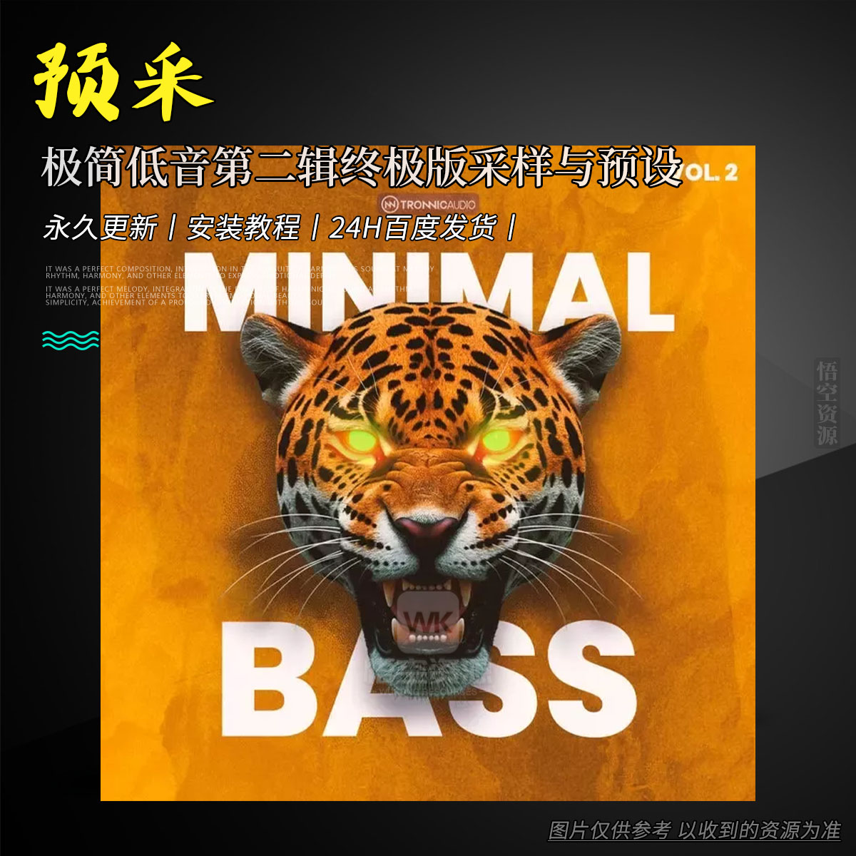 预采丨Tronnic Audio Minimal Bass Vol.2 (Ultimate Edition) WAV MiDi DIVA and SERUM 2（极简低音第二辑终极版采样与预设）