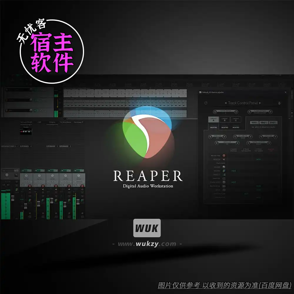 宿主丨Cockos REAPER  v7.59（轻量化全能DAW）（Win+Mac）