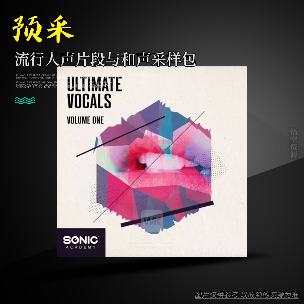 编采丨Sonic Academy Ultimate Vocals Vol 1 WAV（流行人声片段与和声采样包）
