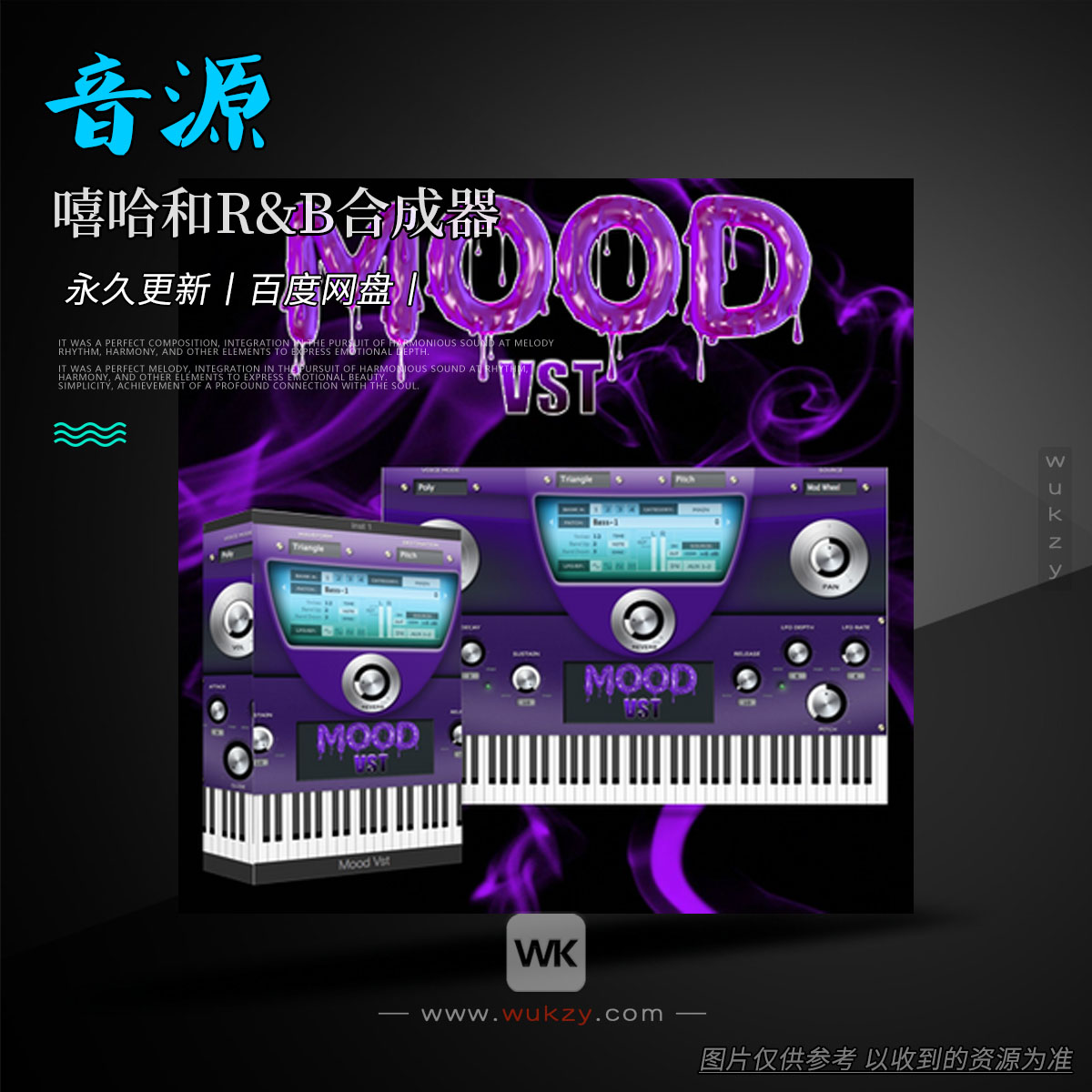 音源丨Diamond Loopz Mood（嘻哈和R&B合成器）（W+M）