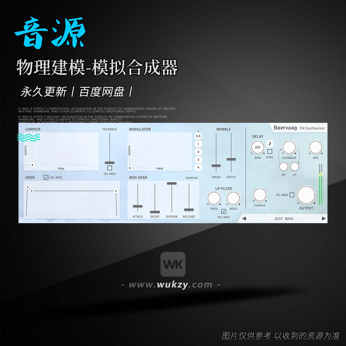 音源丨Klevgrand Baervaag（物理建模-模拟合成器）（W+M）