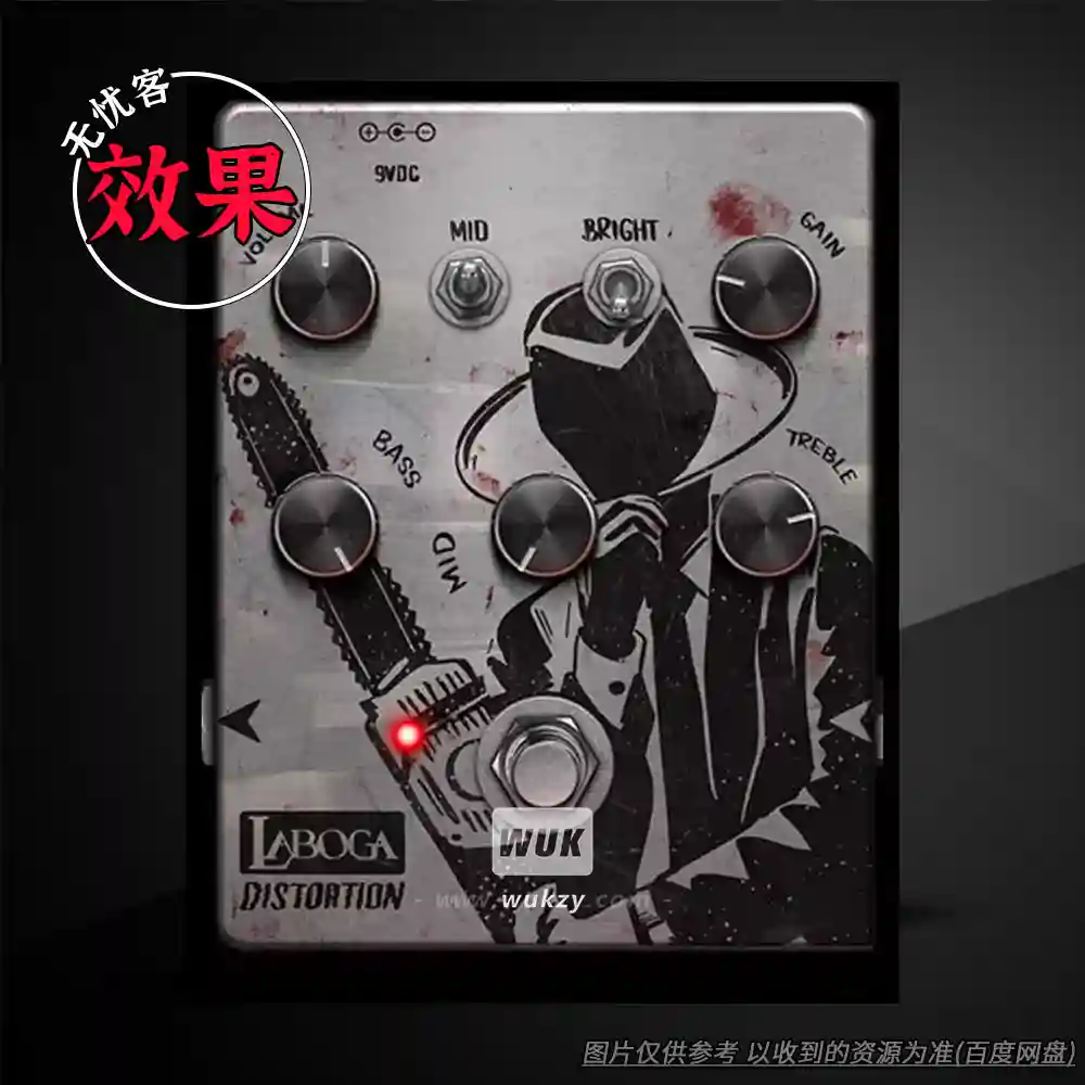 效果丨Aurora DSP Laboga Chainsaw Distortion（W）（链锯式极端失真踏板）