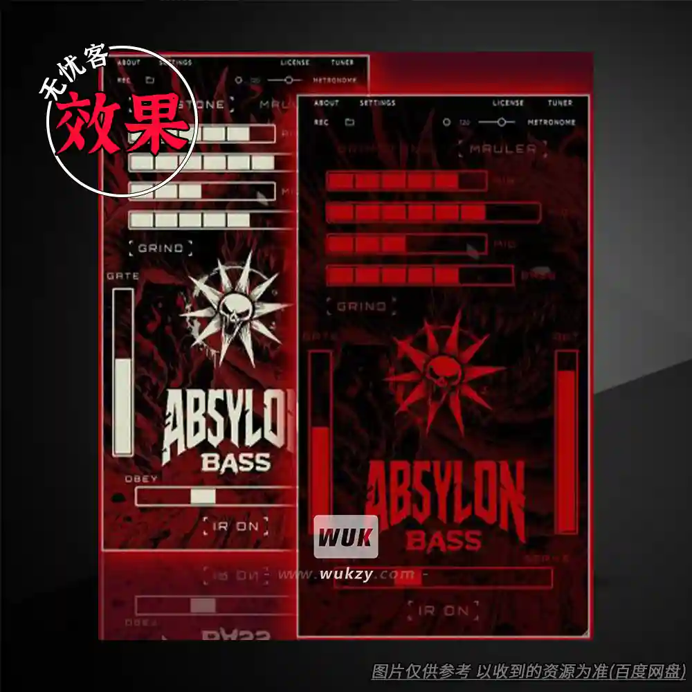 效果丨Aurora DSP Absylon Bass（W）（高增益贝斯专用箱模-失真）