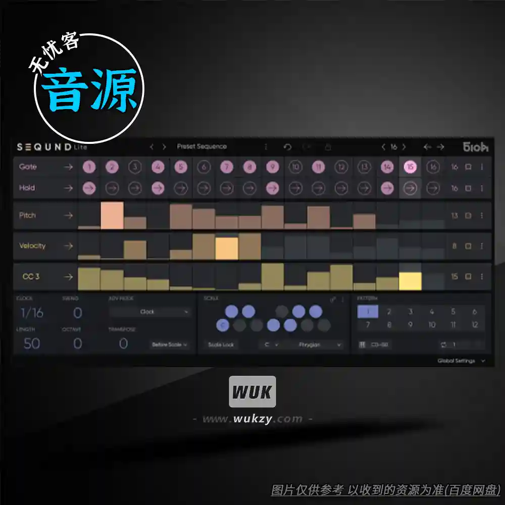 音源丨510k Arts Seqund （多重律动和实时生成序列器插件）（W+M）