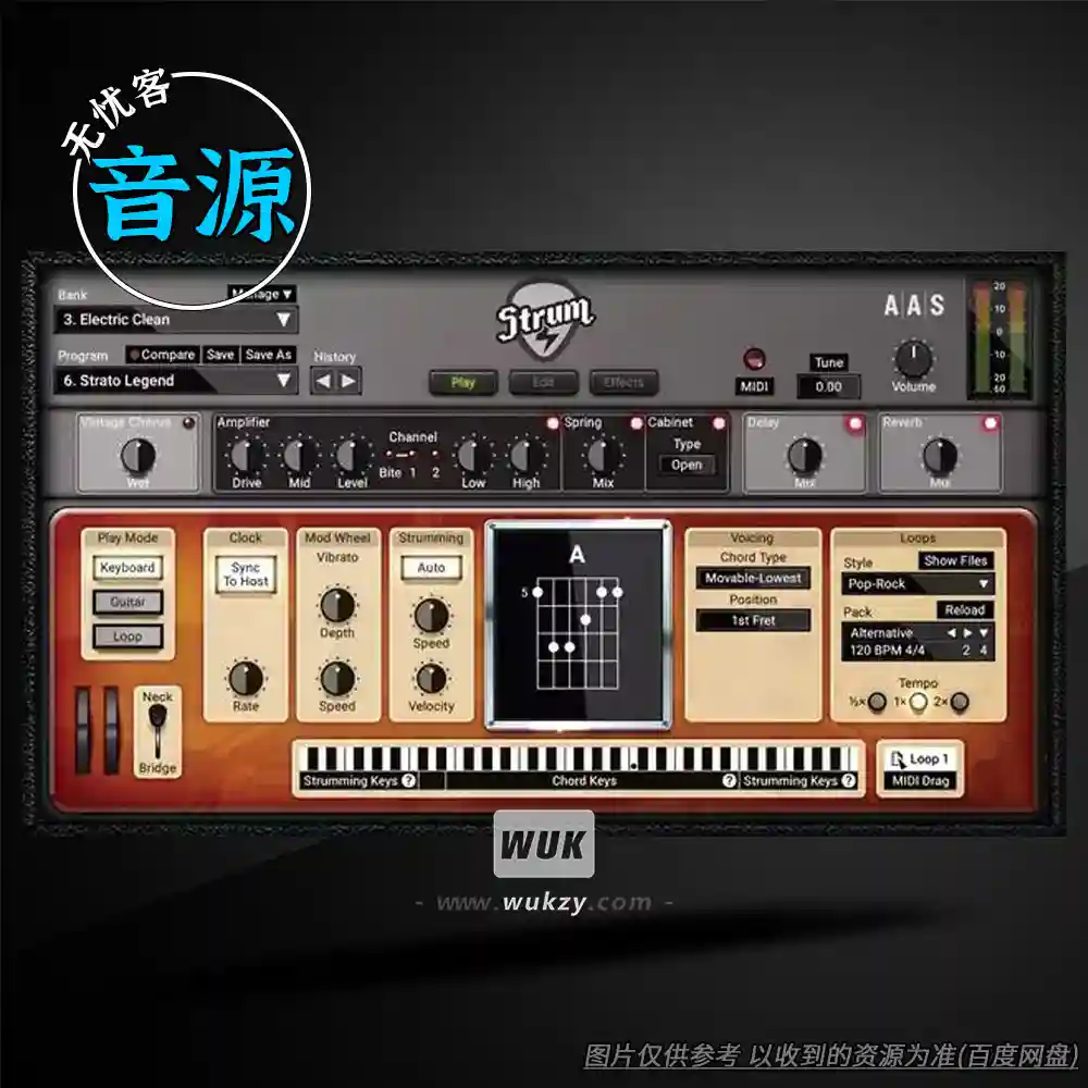 音源丨Applied Acoustics Systems Strum GS-2 v2.4.4（扫弦吉他-钢弦电箱建模）（M）