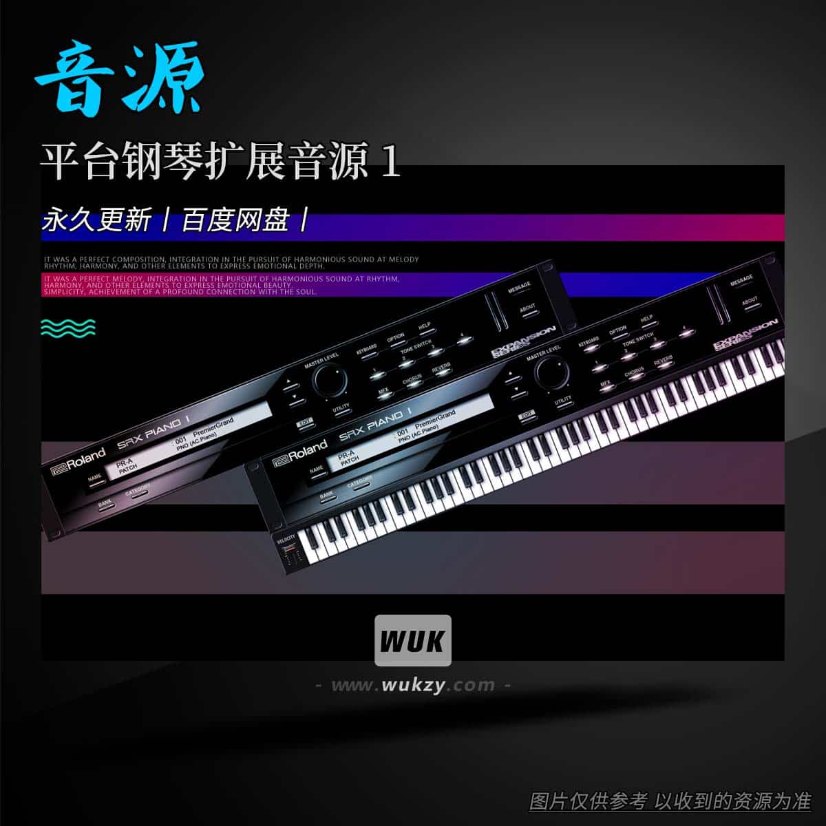 音源丨Roland Cloud SRX PIANO 1（平台钢琴扩展音源I）（W）
