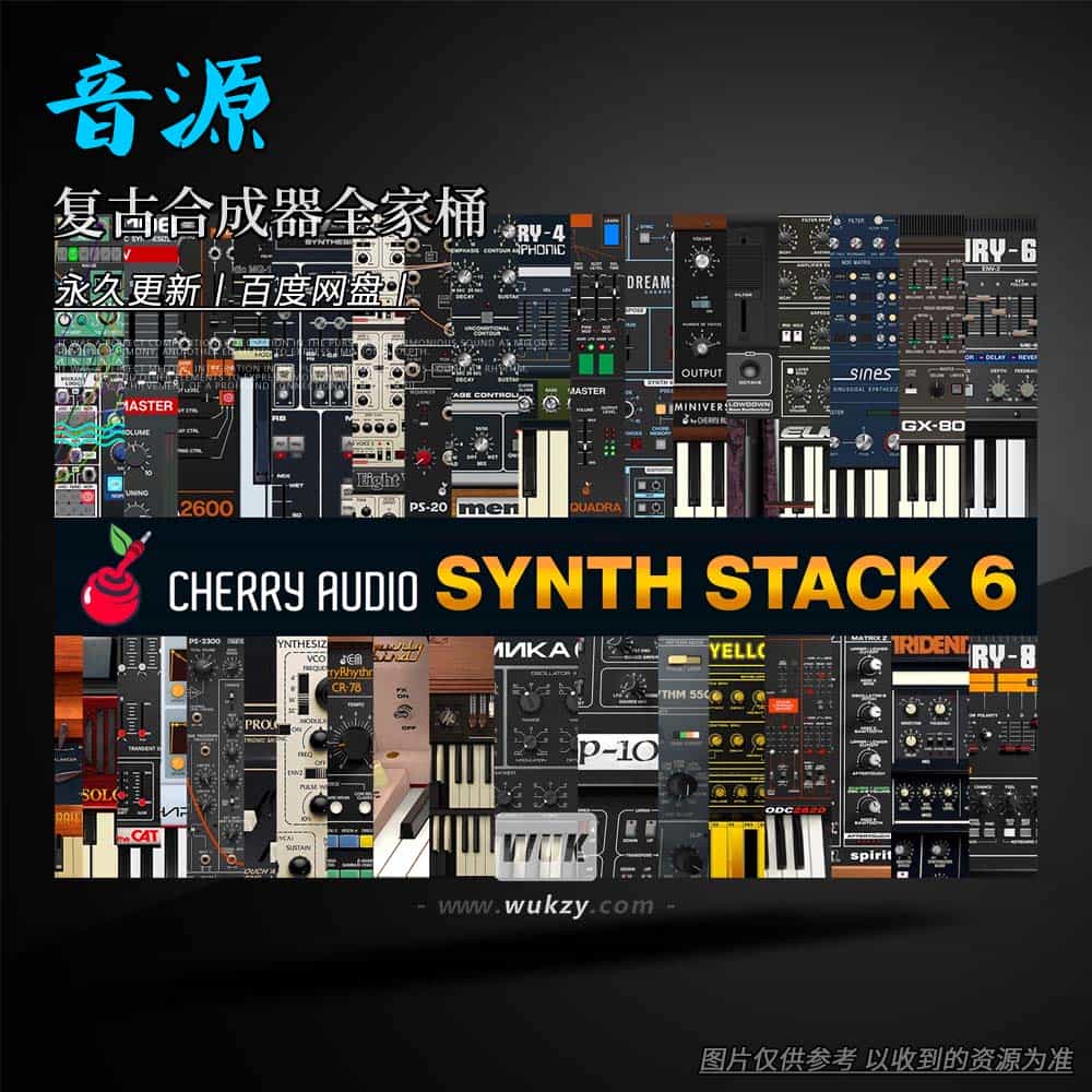音源丨Cherry Audio Synth Stack 6（复古合成器全家桶）（W）