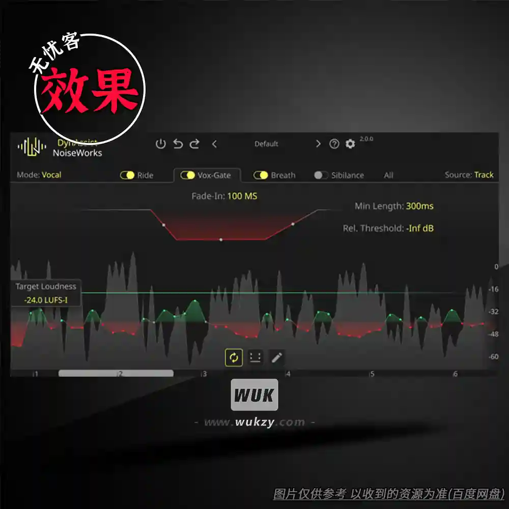 效果丨Noiseworks DynAssist v2.2.3（AI 动态处理与响度优化助手）（W）