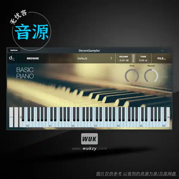 音源丨Decent Sampler Plugin（采样播放器音源平台）（W+M）