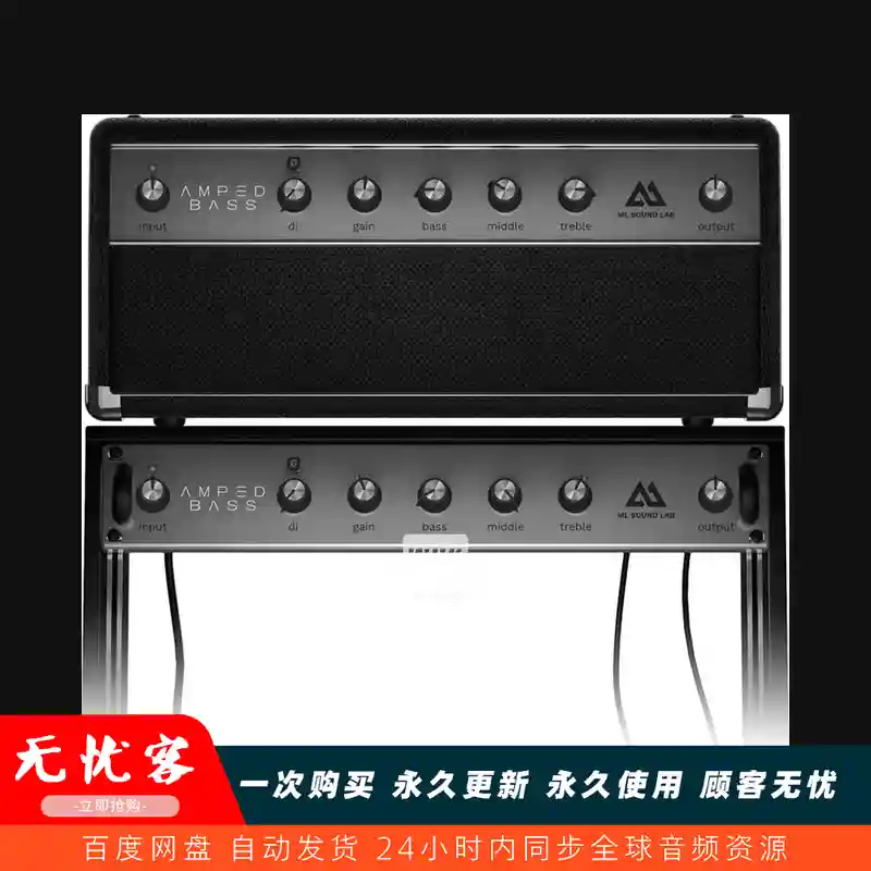 效果丨ML Sound Lab Amped Bass（贝斯专用高增益前置）（W）