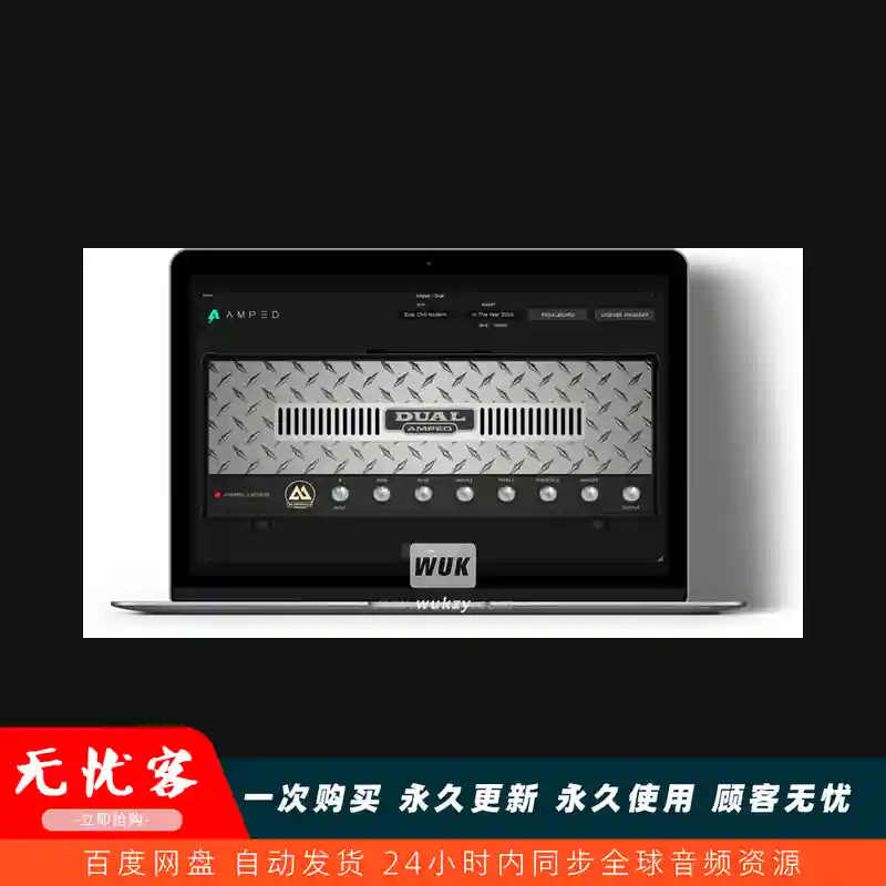 效果丨ML Sound Lab Amped Dual（双通道复古摇滚箱头）（W）