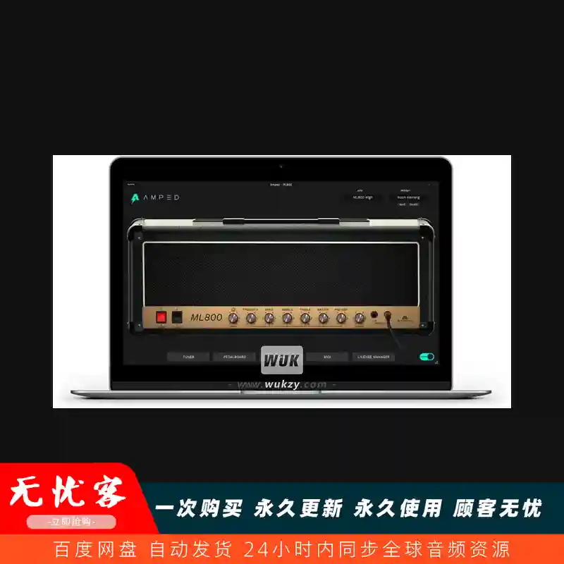 效果丨ML Sound Lab Amped ML800 2.0（800型经典摇滚箱头升级版）（W）