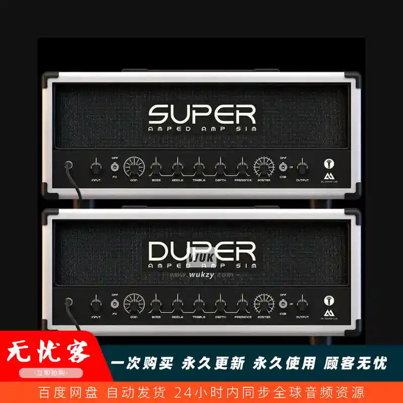 效果丨ML Sound Lab Amped Super Duper（超高增益双箱头叠加）（W）