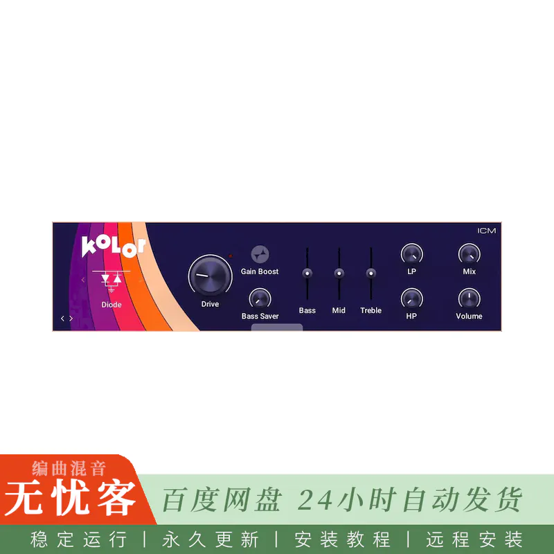 效果	Native Instruments Kolor@创意立体声饱和染色器（Mac）
