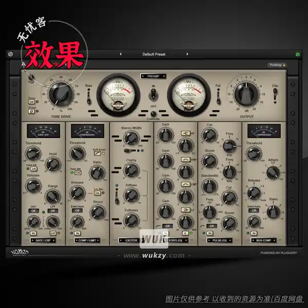 效果	Nomad Factory Analog Studio Rack v1.0.4.1（模块化机架）（W+M）
