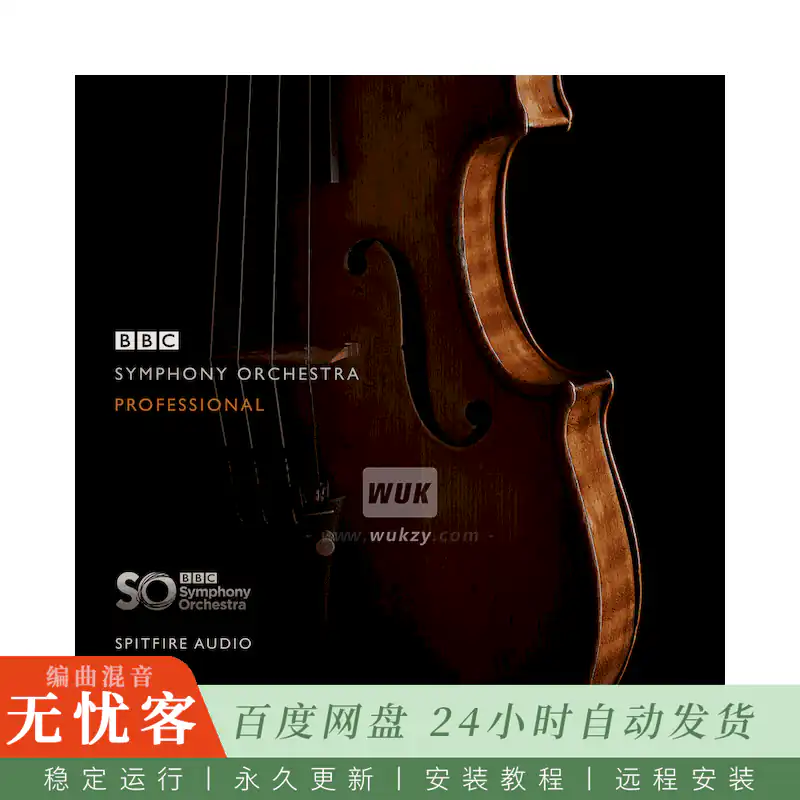 音源	Spitfire Audio BBC Symphony Orchestra Professional@专业交响管弦音源（Win）600gB