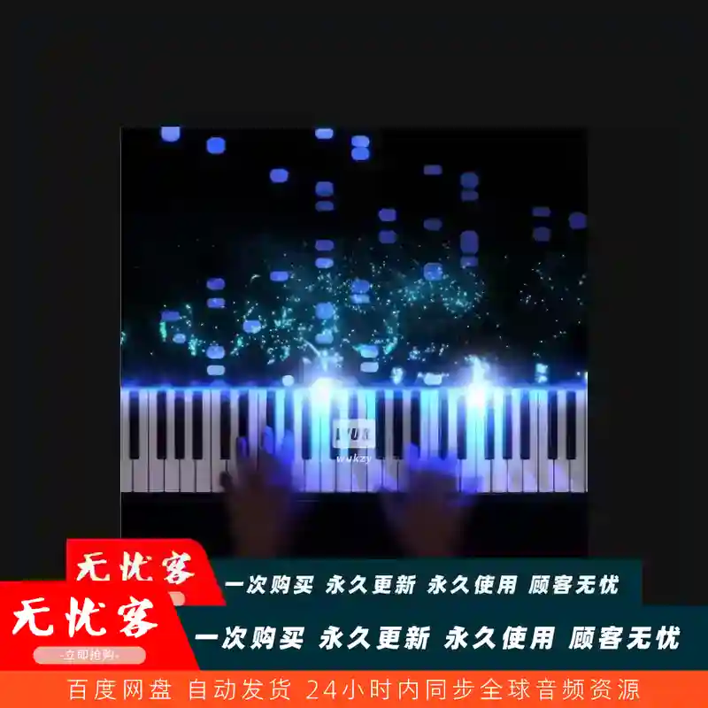 工具丨Visual Music SeeMusic Pro（艺术粒子风_钢琴 MIDI 可视化生成器）（W+M）