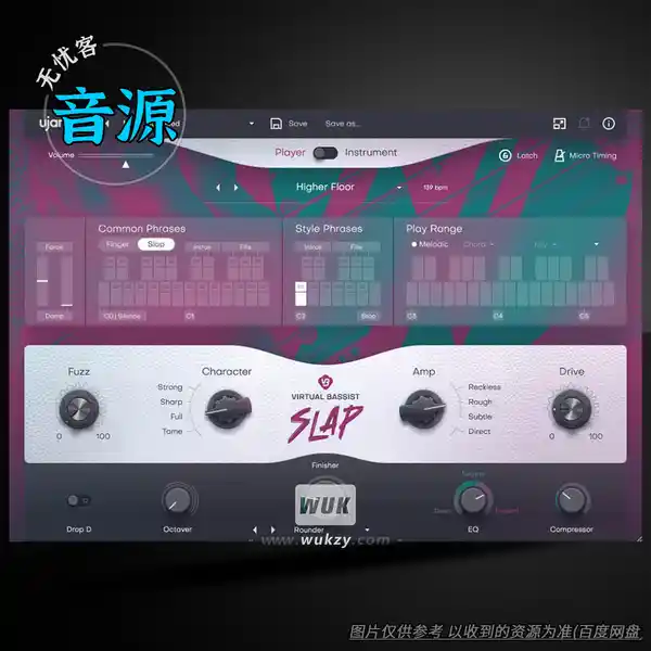 uJAM Virtual Bassist SLAP（ slap 击勾贝斯手）（永久更新）（W）