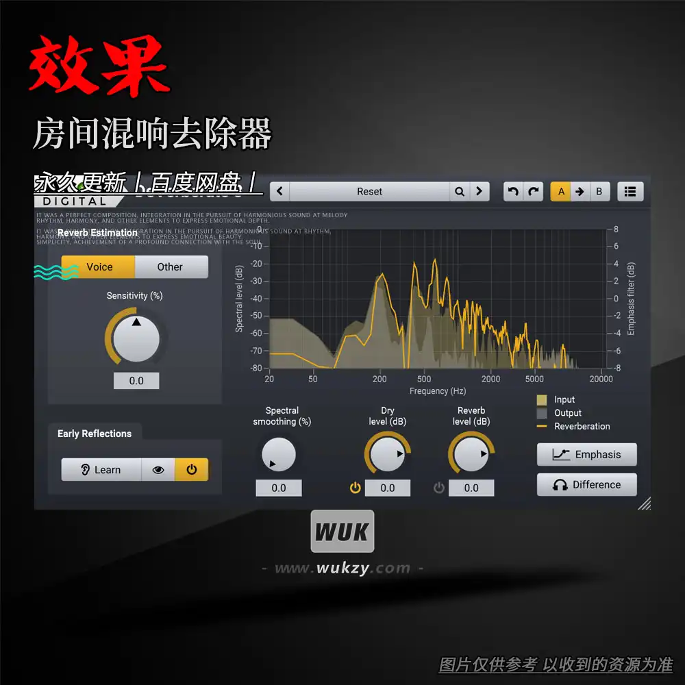 效果丨Acon Digital DeVerberate（房间混响去除器）（W+M）
