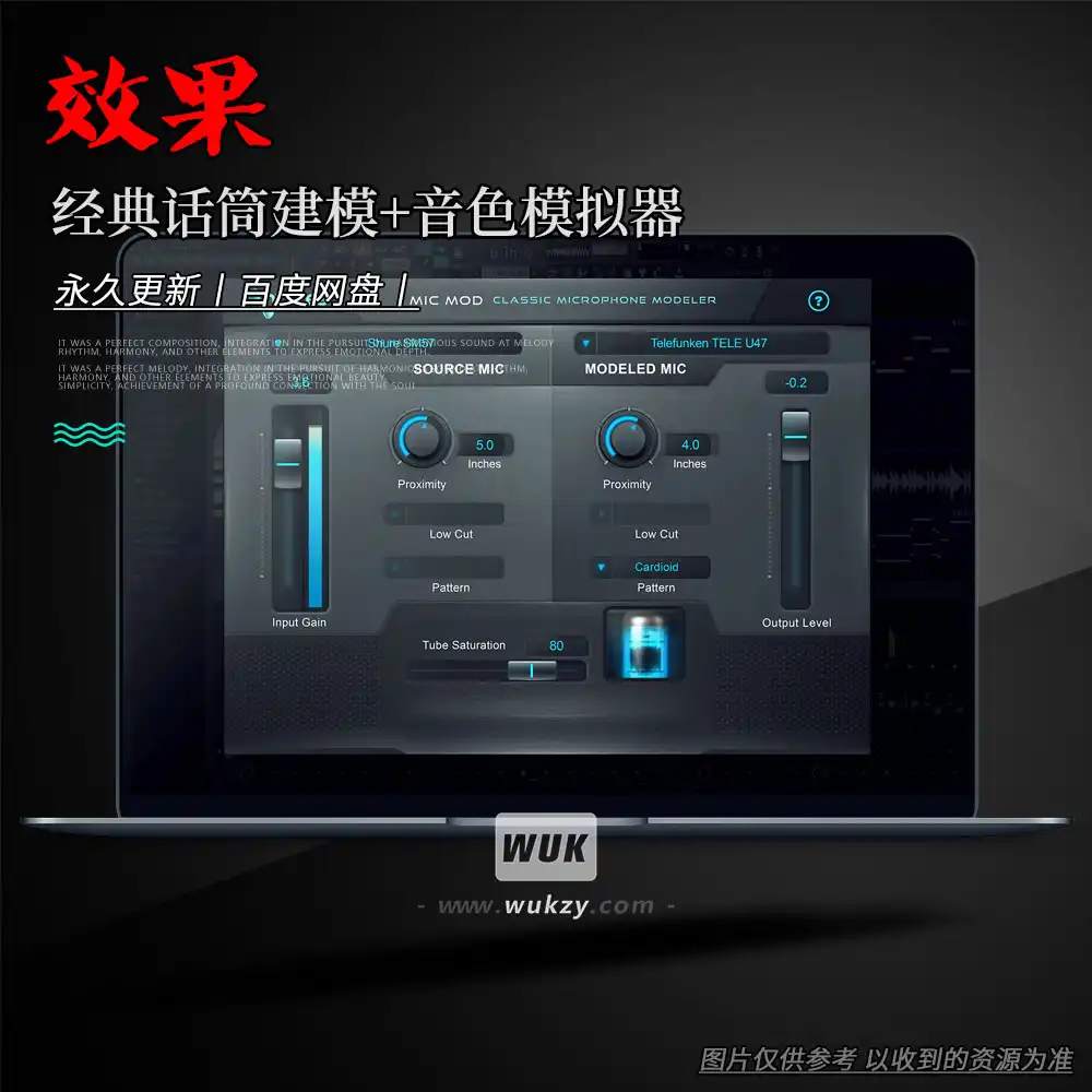 效果丨Antares Mic Mod（经典话筒建模+音色模拟器）（W+M）