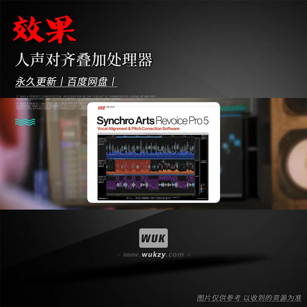 效果丨Synchro Arts ReVoice Pro（人声对齐叠加处理器）（W）