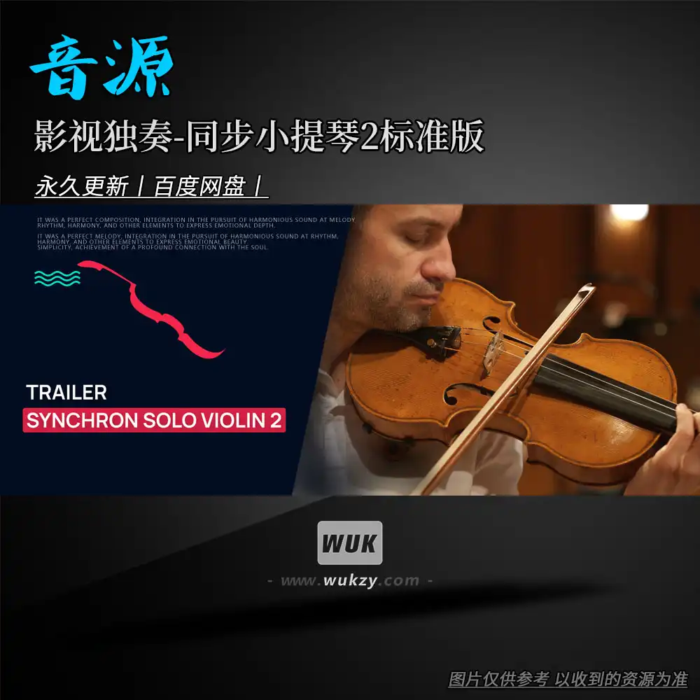 音源丨VSL Synchron Solo Violin 2 Standard（影视独奏-同步小提琴2标准版）