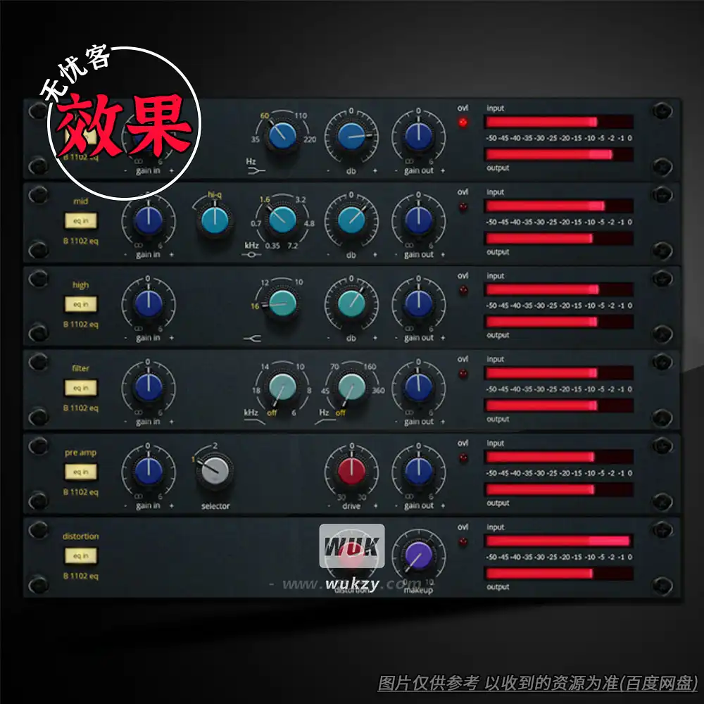 扩展丨Tim Petherick Blue 1102 v2（Nebula蓝色1102均衡器）