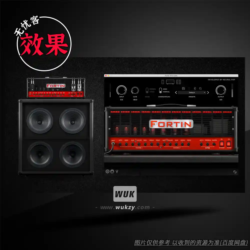 效果丨Neural DSP Fortin NTS Suite v2.0.0（高增益NTS箱头+10段EQ）（W）