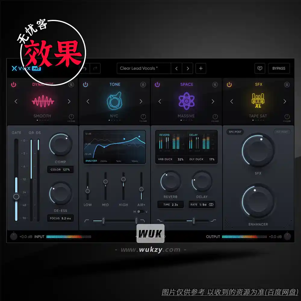 效果丨Nuro Audio Xvox Pro（6模块人声通道条）（W+M）