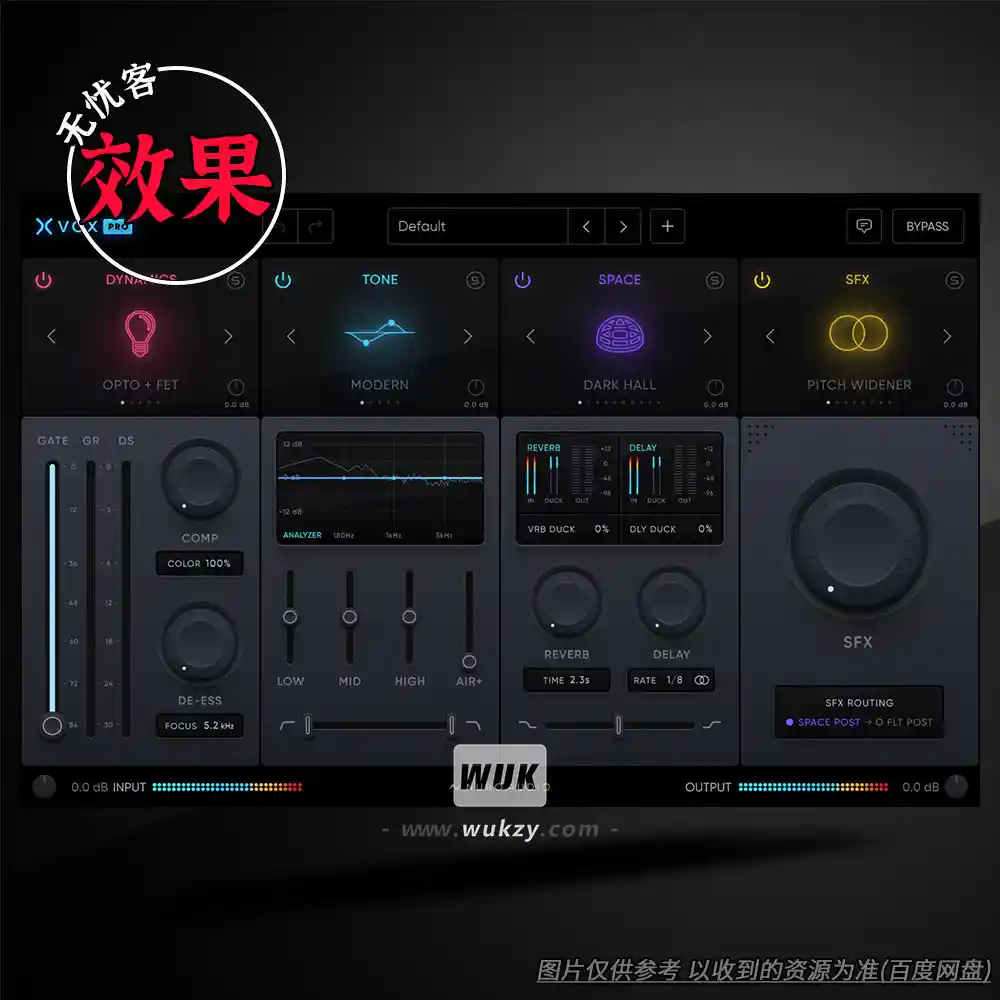 效果丨Nuro Audio Xvox（智能人声均衡+齿音消除）（W+M）