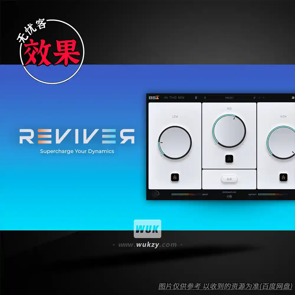效果丨Black Salt Audio Reviver（温暖冲击力增强）（W+M）