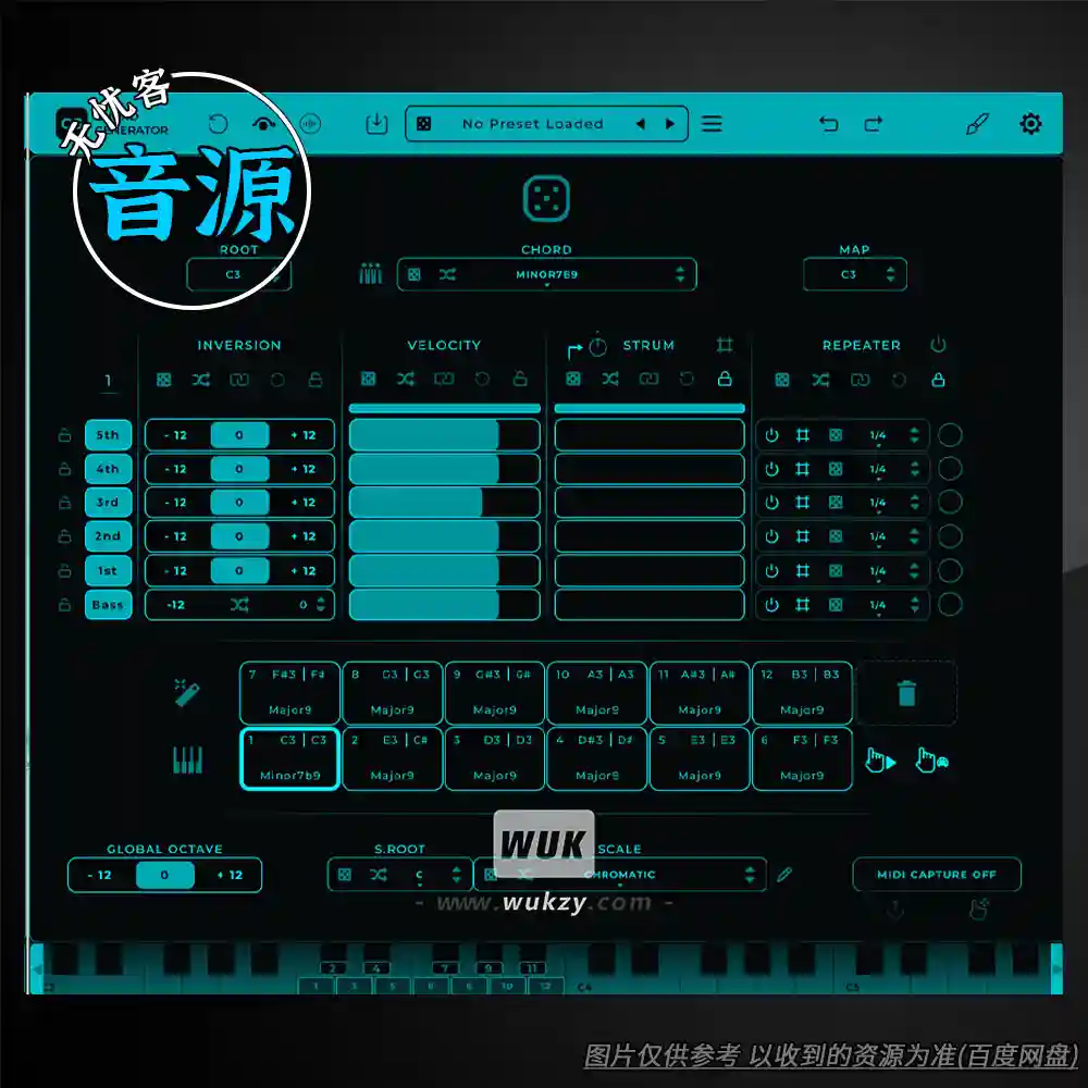 音源丨Mario Nieto Chord Generator（和弦生成器）（W+M）