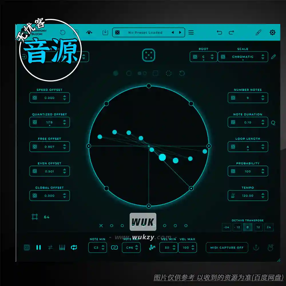 音源丨Mario Nieto Harmony Bloom（创新的MIDI生成器）（W+M）