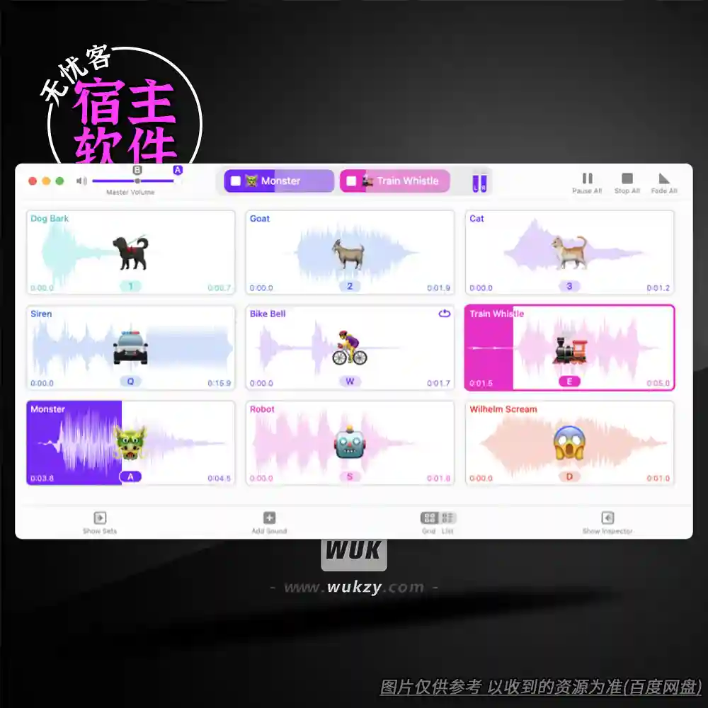 工具丨Rogue Amoeba Farrago（现场音效触发器）（M）