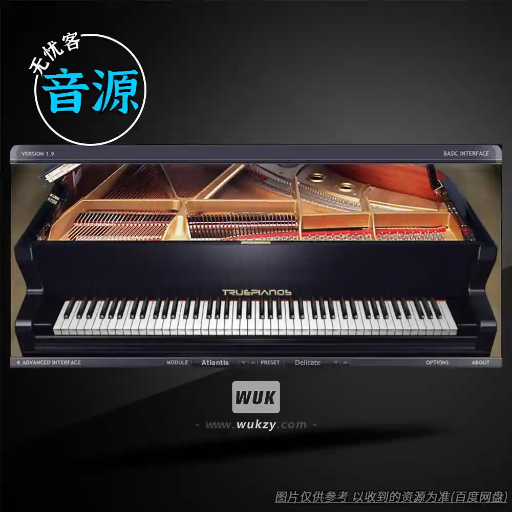 音源丨4Front TruePianos（钢琴键盘）（W+M）