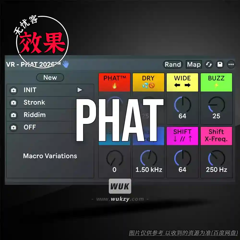 ADG丨Virtual Riot VR Phat Rack 2026（EDM模块化机架+预设）