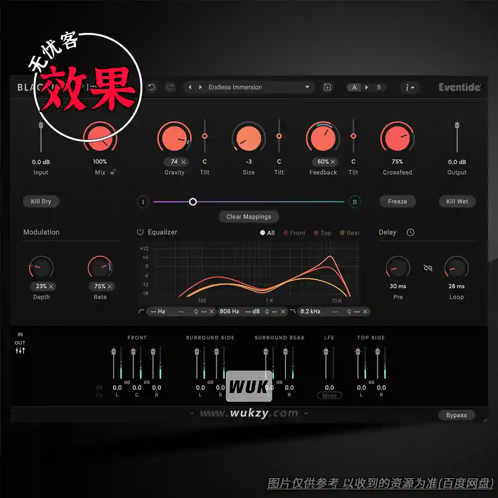 效果丨Eventide Blackhole Immersive（黄昏黑洞混响）（W）