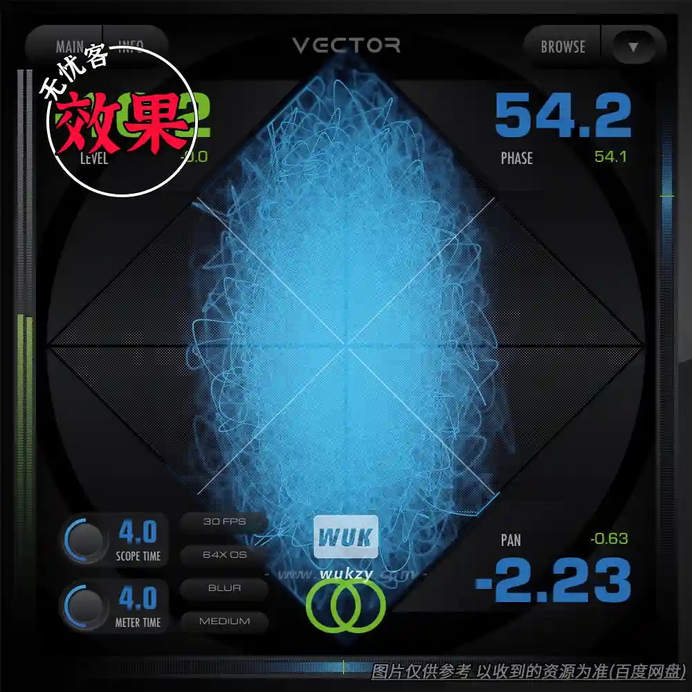 效果丨2CAudio Vector（空间图像分析）（W+M）
