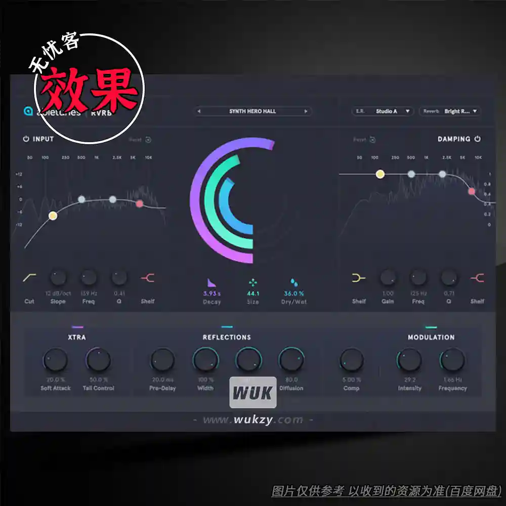 效果丨Abletunes RVRB（混响插件）（W）