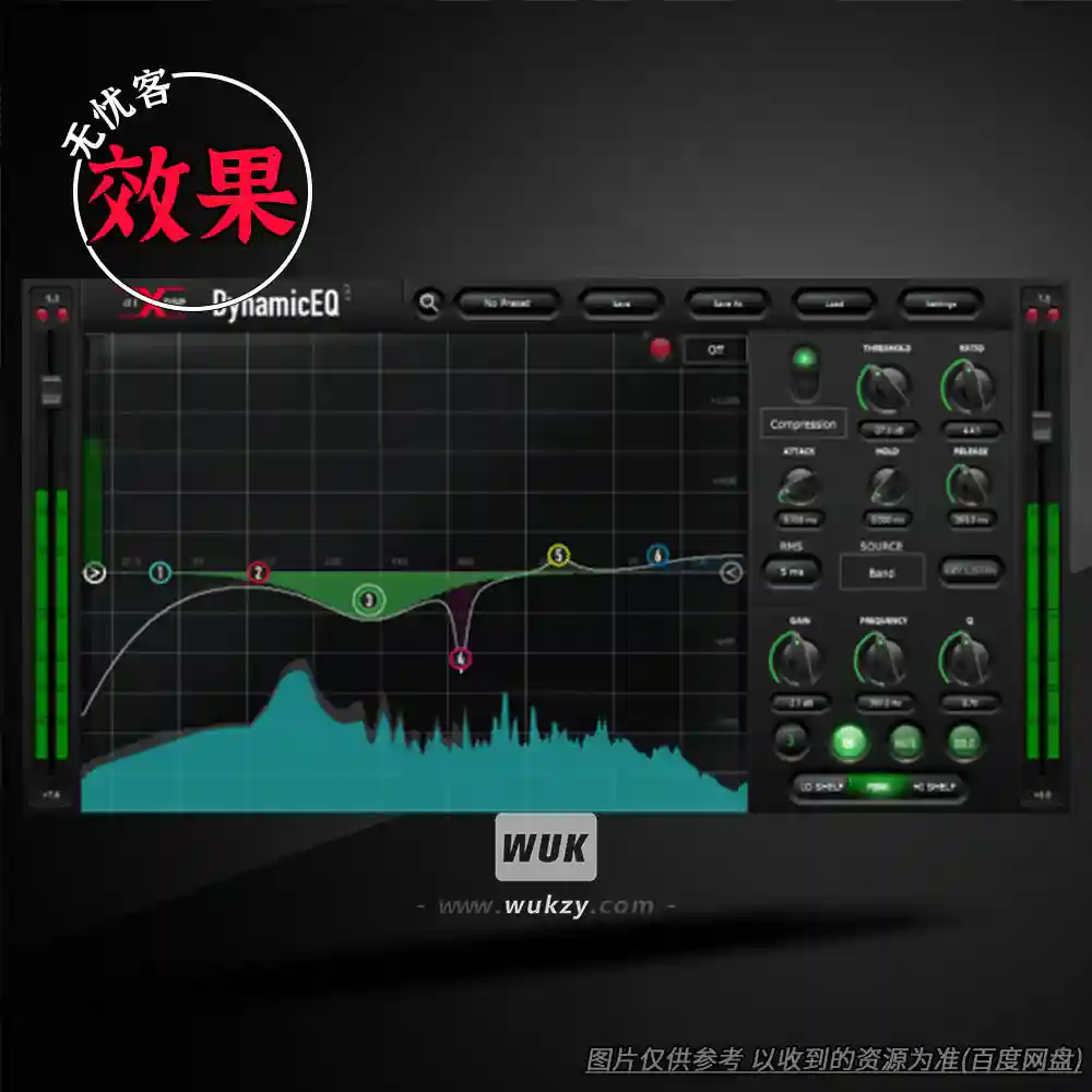 效果丨aiXdsp EQ Dynamic EQ（均衡动态）（W）