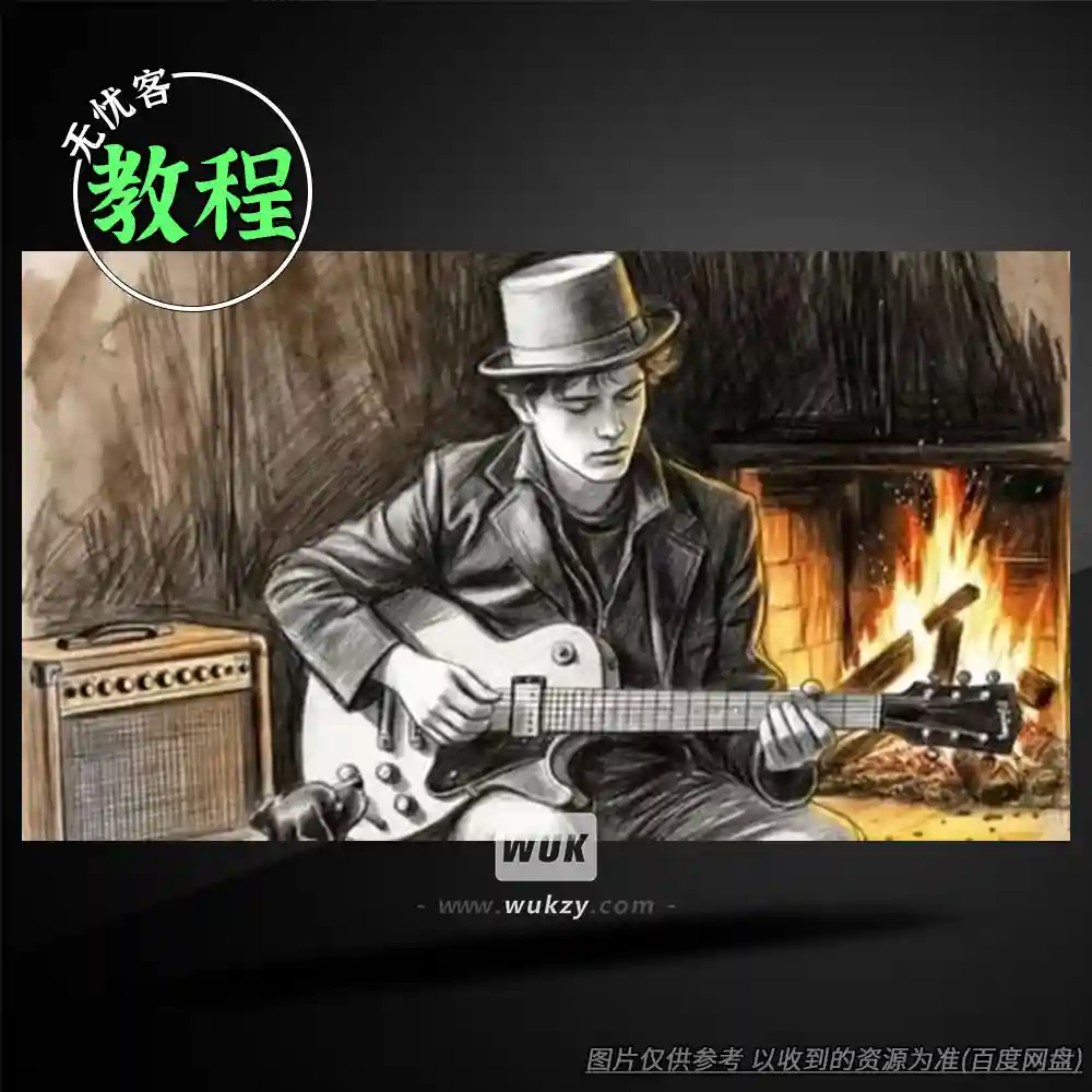 教程丨Udemy Learn Blues Rhythm Guitar for Beginners（布鲁斯节奏+18伴奏轨）