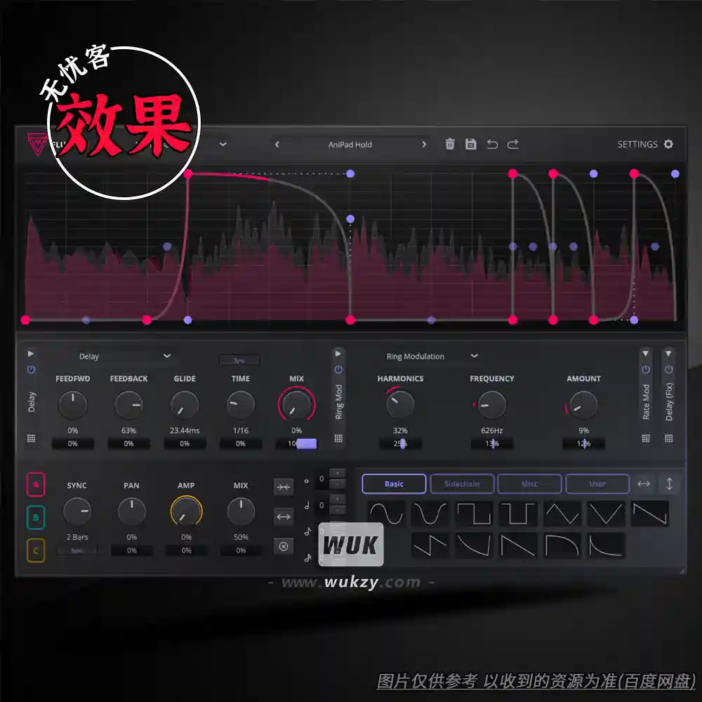 效果丨Caelum Audio Flux Pro（ss特效波表多效果调制插件）（W+M）
