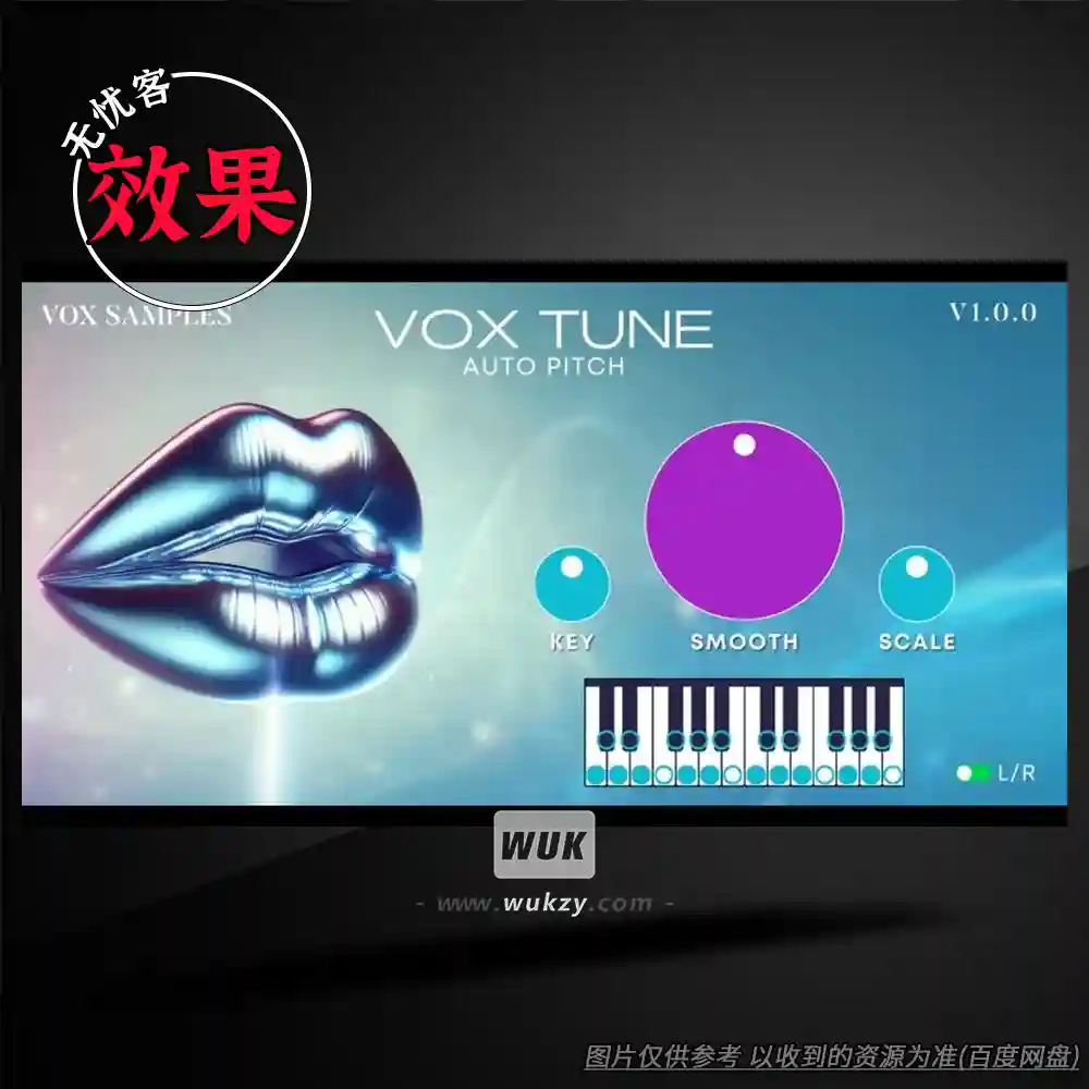 效果丨Vox Samples Vox Tune（自动音高校正器）（W+M）