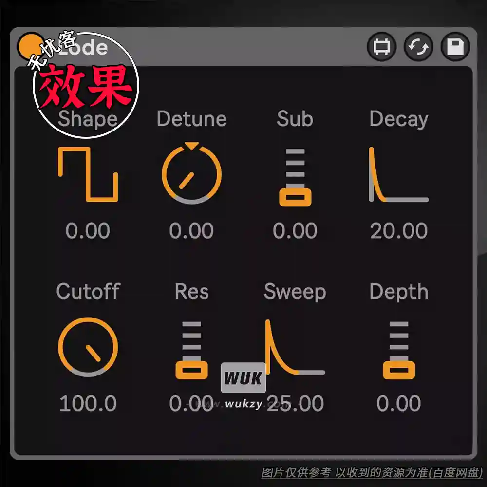 Live扩展丨Fors Lode v1.1 AMXD（减法单音贝斯）