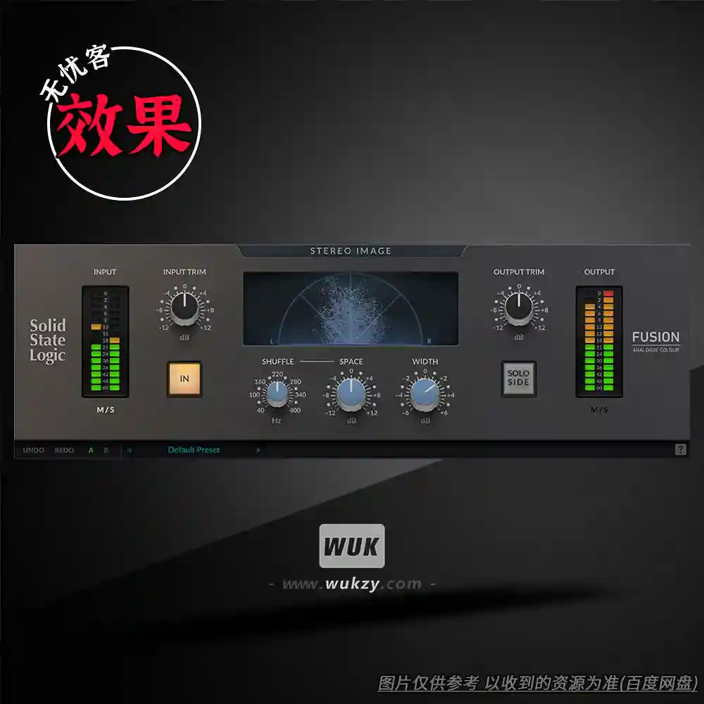 效果丨SSL Fusion Stereo Image（立体声像增强插件）（W）