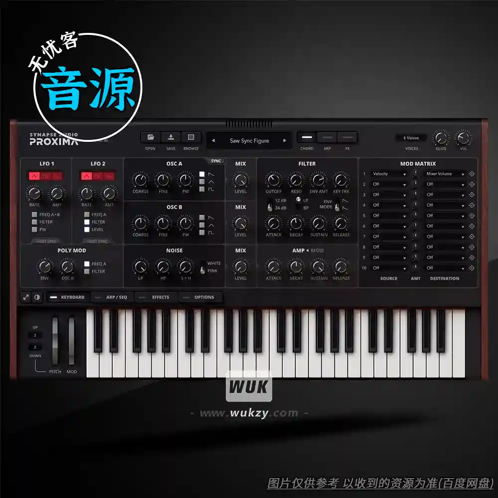 Synapse Audio Proxima v1.0.1（复古模拟合成器）（W+M）